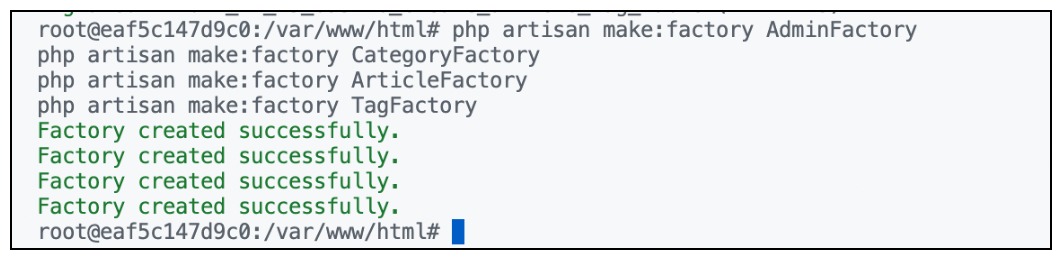 [Laravel8][Blog_Demo] Factory Diagram